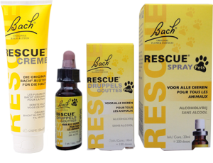 RESCUE Pet cream, spray en druppels ontspant en stelt gerust